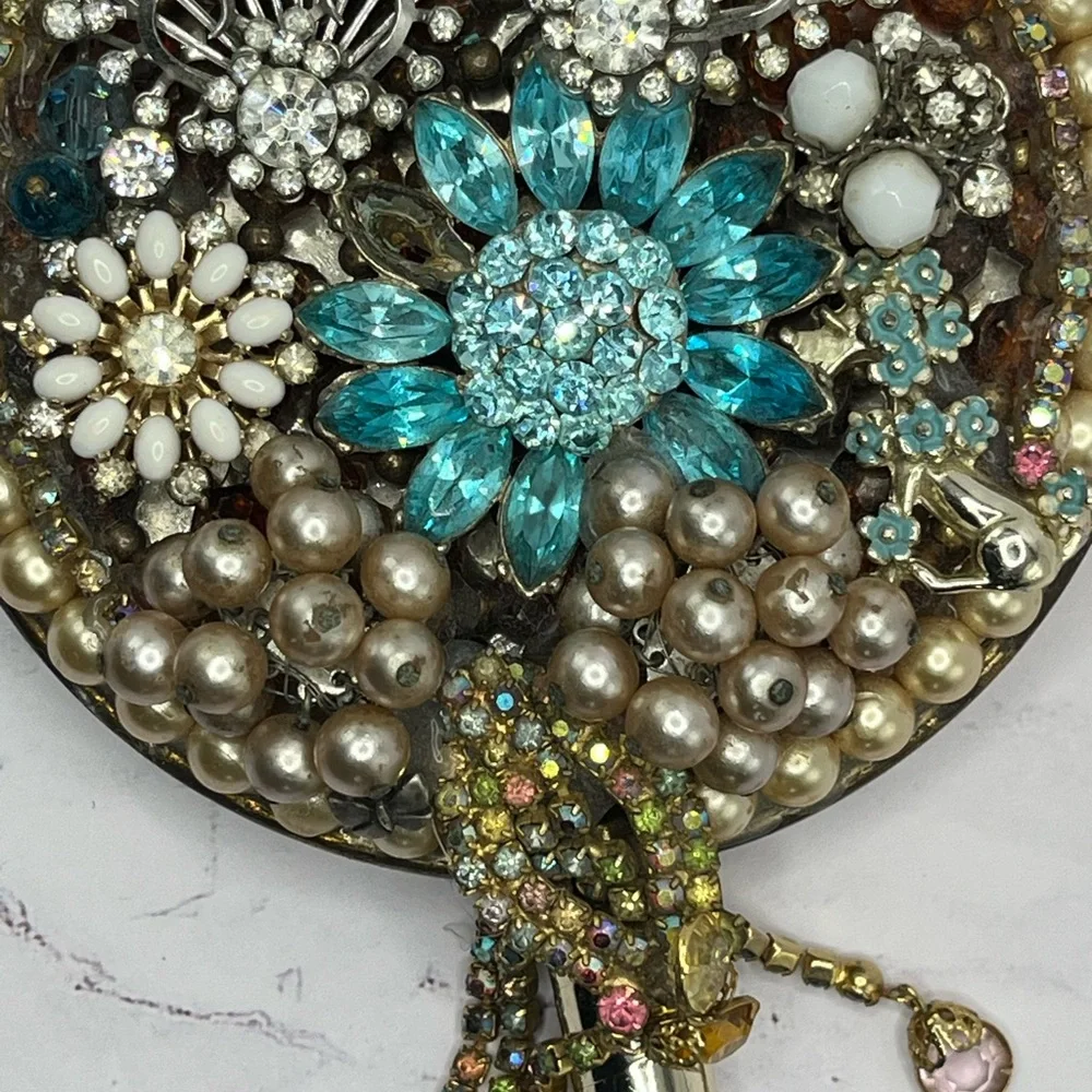 Vintage Handheld Mirror Wicked Inspired